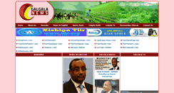 Desktop Screenshot of galgalanews.com